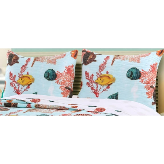 Global Trends Big Island Quilted Pillow Sham