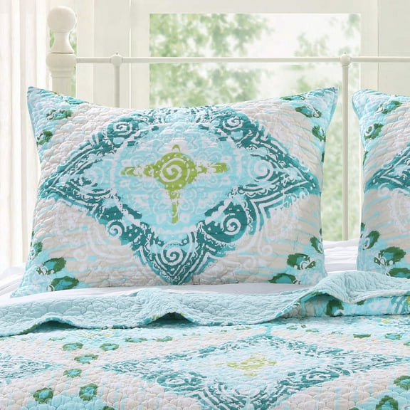 Global Trends Crescent Bay Quilted Pillow Sham