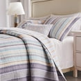 thumbnail image 1 of Global Trends Dylan 100% Cotton Reversible Quilt Set, Sky, 2-Piece Twin/Twin XL, 1 of 7