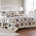 thumbnail image 1 of Global Trends Ozark Traditional 100% Cotton Reversible Quilt Set, 2-Piece Twin/Twin XL, 1 of 5