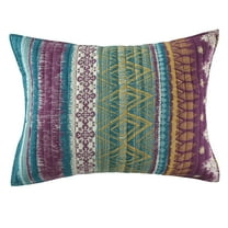 Global Trends Santa Fe 100% Cotton Quilted Bed Pillow Sham, Standard 20" x 26"