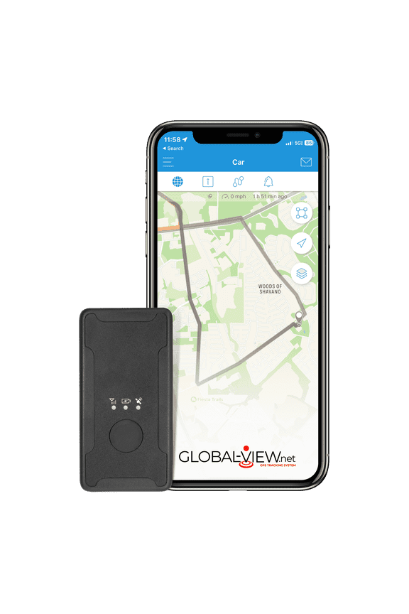 Global-View Tiny Magnetic GPS Tracker System with up to 1 Month Battery Life - The Amp 2