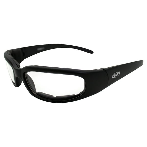 Global Vision Chicago Clear Foam Padded Sun Glasses With Vented EVA Foam