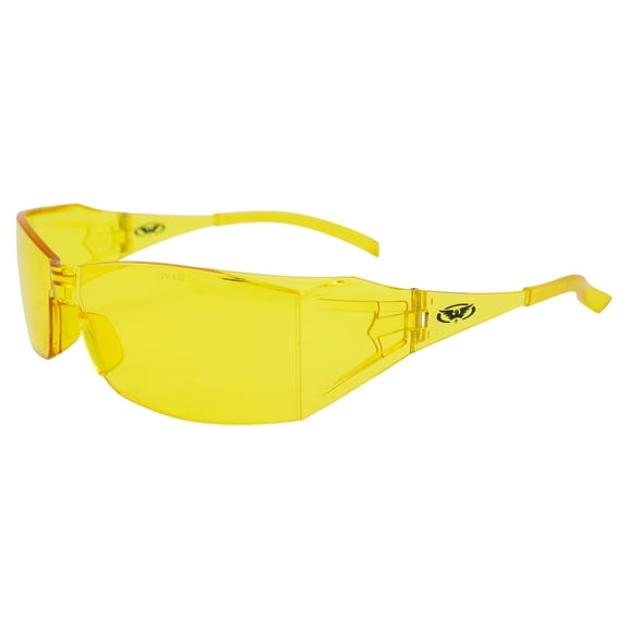 Global Vision Eye-Q Safety Glasess Yellow Frame Yellow Tint Lens