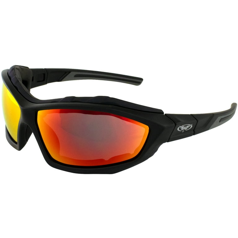 Global Vision Eyecon Foam Padded Motorcycle Safety Sunglasses