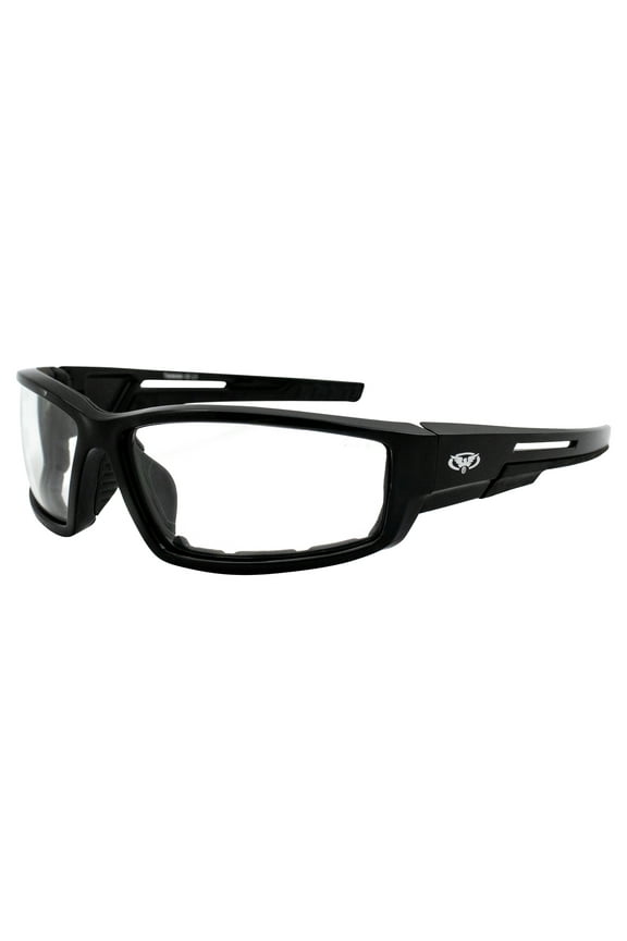 Eyewear 24 Sly Series with Gloss Black Frames and Clear Photochromic Transitional Lenses
