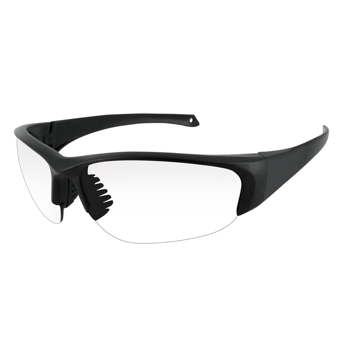 Global Vision Eyewear Ansi Z87-plus Safety Glasses Eyedolcl Eyedol Rimless Clear Safety Glasses-black