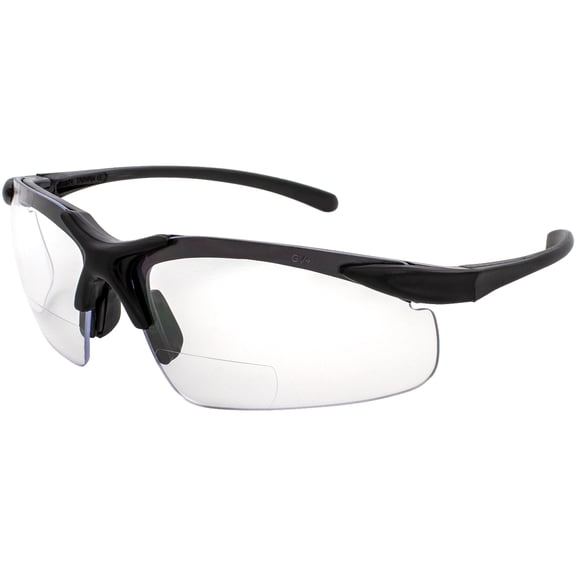 Global Vision Apex Bifocal Clear Safety Glasses 1.5 Magnification