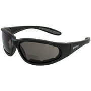 Global Vision Eyewear Hercules Bifocal Anti-Fog Safety Glasses with EVA Foam, Smoke Lens 1.50