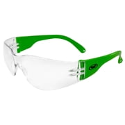 Global Vision Eyewear Rider Lab Shop Safety Glasses Neon Green Temples