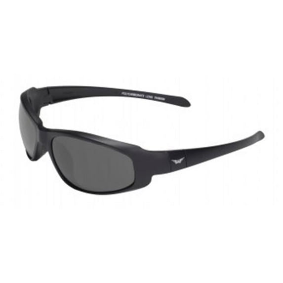 Global Vision Hercules-2 Series Sport Safety Riding Sunglasses Black Frame Smoke Lens