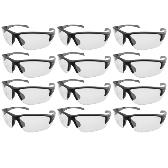 Global Vision Hercules-7 24-Hour Auto-Darkening Transitional Safety Glasses Sunglasses Clear to Smoke Photochromic Lens