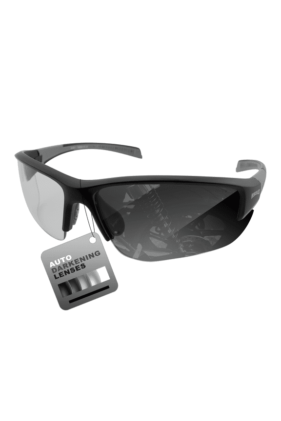 Hercules-7 24-Hour Auto-Darkening Transitional Safety Glasses Sunglasses Clear to Smoke Photochromic Lens