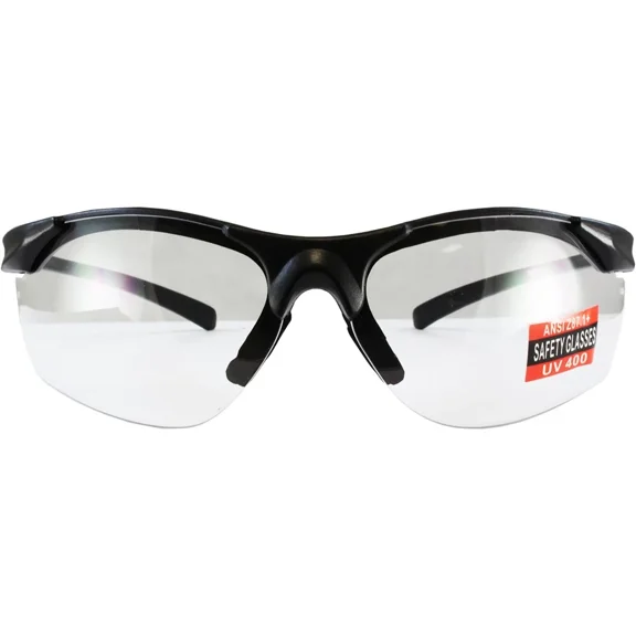 Global Vision Impact Safety Glasses W/ Clear Lenses