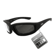 Global Vision Kickback Auto-Darkening Photochromic Bifocal Safety Glasses Clear to Smoke, Padded Frame, ANSI Z87.1 Certified +2.0 Bifocal