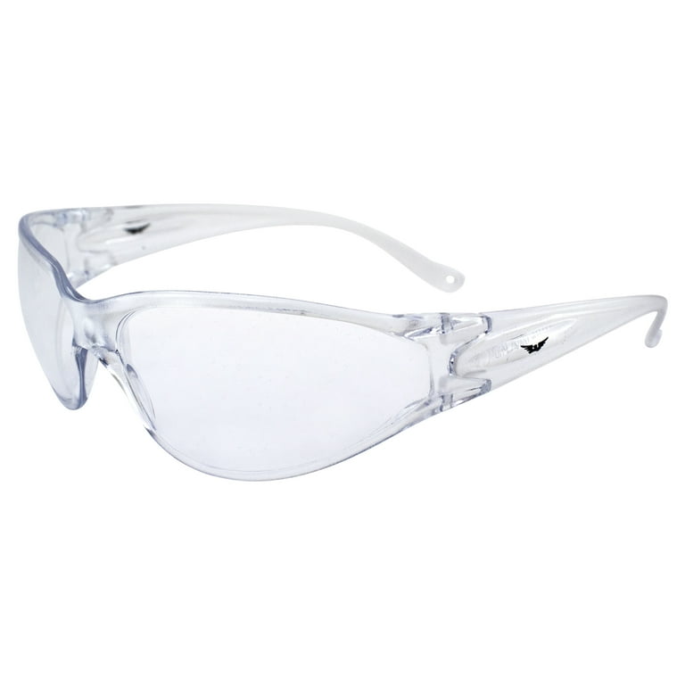 Global Vision PHD Safety Glasses Clear Frames Clear Lens