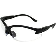 Global Vision Safety Shop Glasses (Black Frame/Clear Lens)