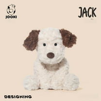 GlobalBreeze Cute Puppy Plush Toy, Soft Stuffed Animal Dog Doll, Fluffy Cuddly Plushie Pillow for Kids Adults, Adorable Furry Puppy Decor, Gift for Birthday Christmas Holiday