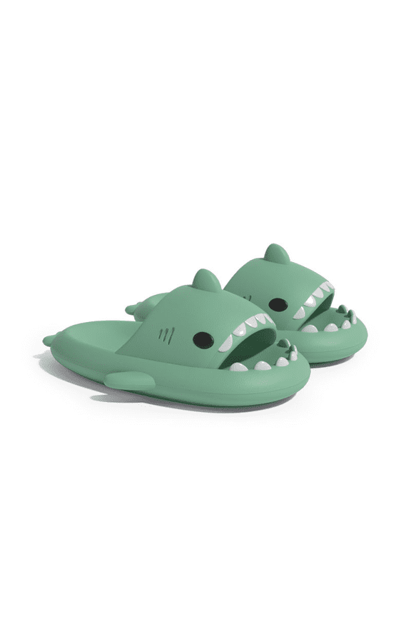 Shark Slides for Men & Women, Cute EVA Slippers, Soft Non-Slip Indoor Outdoor Sandals, Lightweight Cloud Shoes, Fun Couple Matching House Slides