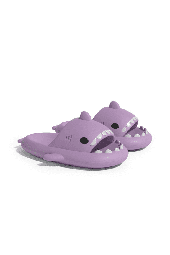 Shark Slides for Men & Women, Cute EVA Slippers, Soft Non-Slip Indoor Outdoor Sandals, Lightweight Cloud Shoes, Fun Couple Matching House Slides