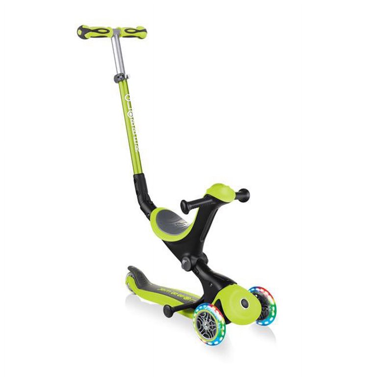 Globber Go Up Deluxe Scooter with Lights, Lime Green - Walmart.com