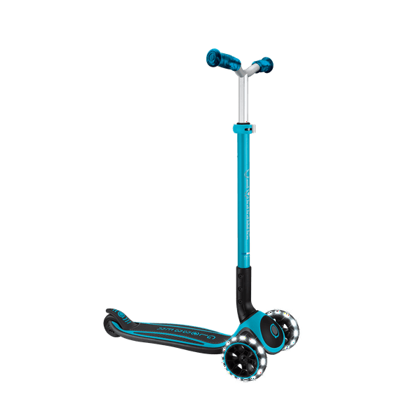 Globber Ace Lights Scooter - Aqua