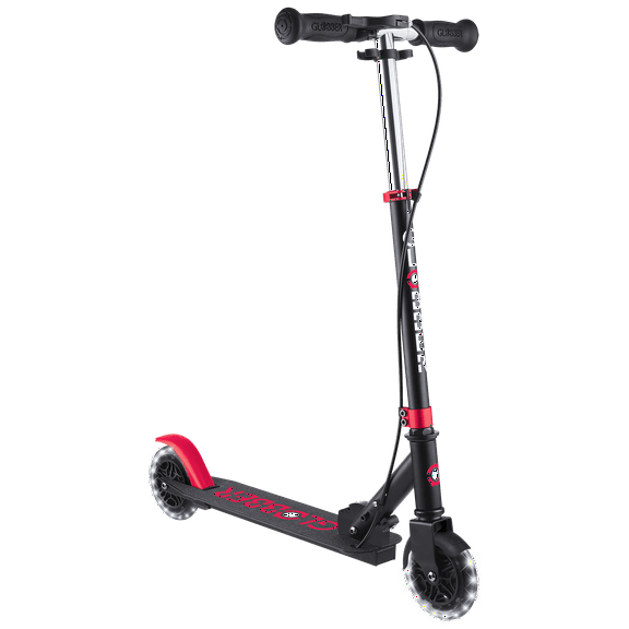 Globber Flow Element Junior Lights Scooter - Red