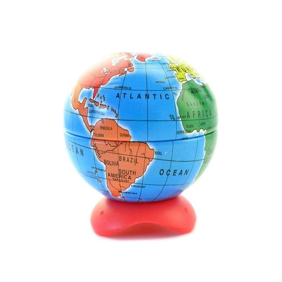 Globe 1 Hole Pencil Sharpener card of 1 (pack of 12)