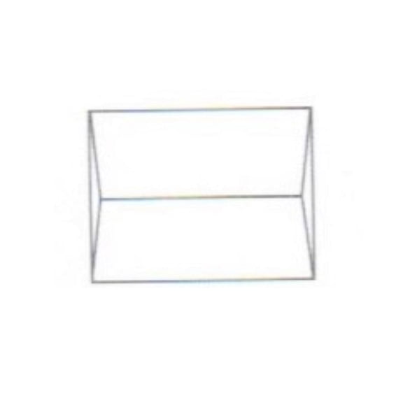 Globe 100 Polar White A-6 Announcement Envelopes, 4-3/4" x 6-1/2", Recycled (FSC Certified), Archival, Smooth Imaging Finish, Side Seams, Square Flap, 28 lb - Box of 250 Envelopes