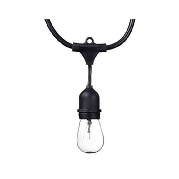 Globe 24 Feet 80 Lumens Dublin LED Vintage String 12 Bulb Light Set