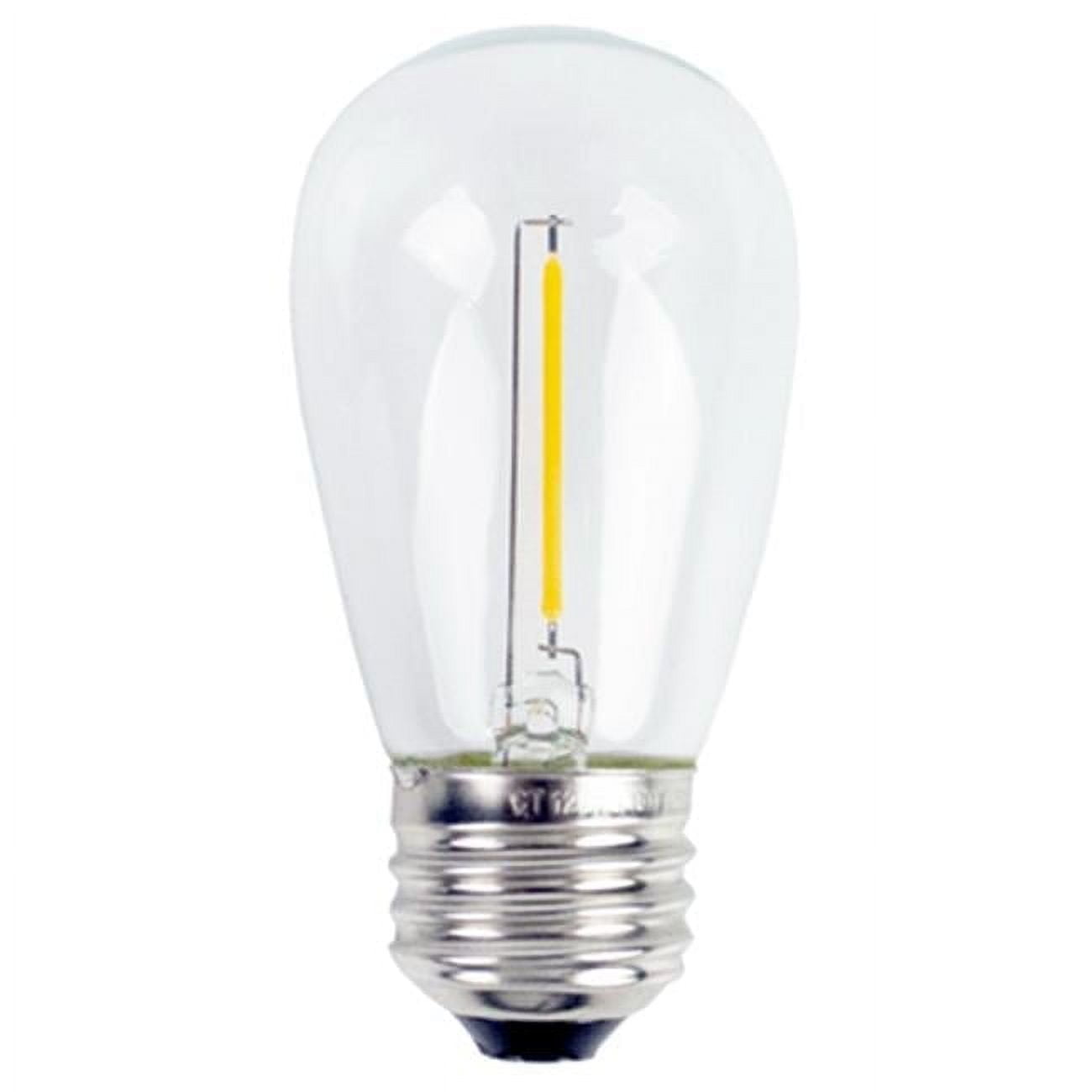 Globe 33134 LED Bulb, Amber, 55 Lumens, 1-Watts, 2-Pk. - Quantity 1