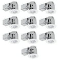 thumbnail image 1 of Globe Electric 3 in. White Swivel Recessed Lighting Kit (10-Pack), Bulbs Included, 90953, 1 of 4