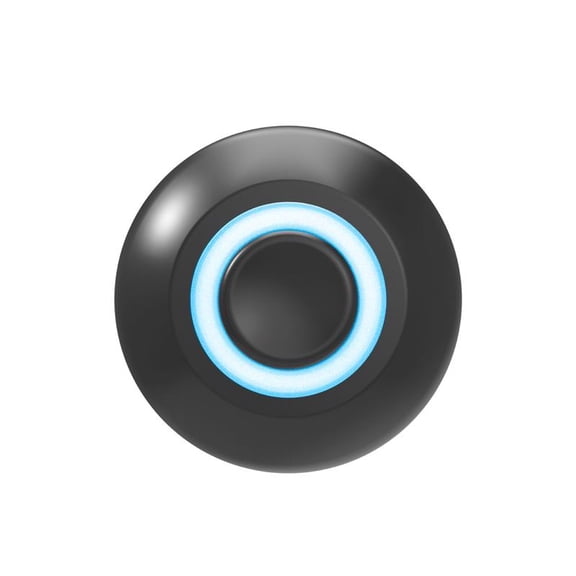 PUSHBUTN DOORBELL WR BLK (Pack of 1)