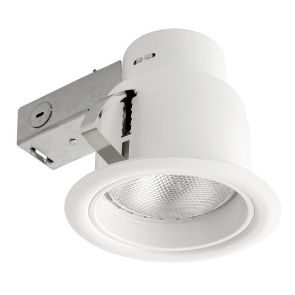 Globe Electric 5 in. White Indoor/Outdoor Recessed Lighting Kit, 90671