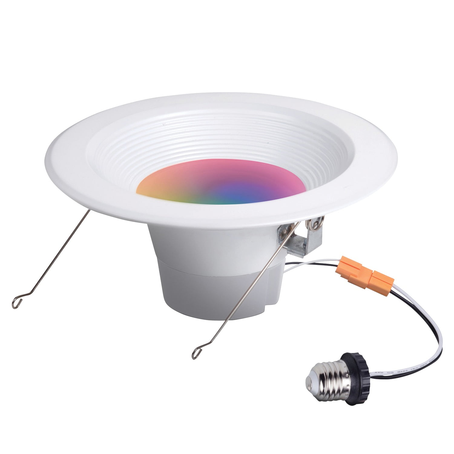 White Aluminum 5"/6" LED Smart Retrofit Recessed Light