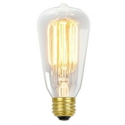 Globe Electric 60-Watt S60 Squirrel Cage Incandescent Filament Light Bulb, Standard E26 Base, 01321