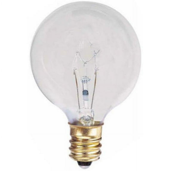 Globe Electric 70825 2 Pack, 60 Watts T8 Clear Vanity Globe Light Bulb - Pack Of 10