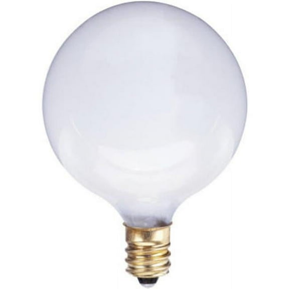 Globe Electric 70969 2 Pack- 25 Watts White Globe Light Bulb - Pack Of 10