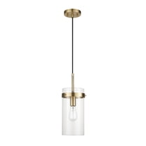 Globe Electric 91000376 Connor 6" Wide Mini Pendant - Brass
