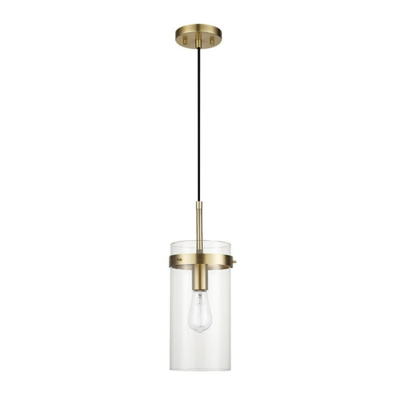 Globe Electric 91000376 Connor 6" Wide Mini Pendant - Brass