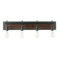 thumbnail image 1 of Globe Electric 91000912 Mackay 4 Light 30" Wide Vanity Light - Black, 1 of 5
