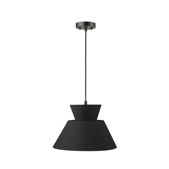 Globe Electric 91002452 Madison 2 Light 15" Wide Pendant - Black