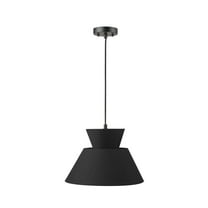 Globe Electric 91002452 Madison 2 Light 15" Wide Pendant - Black