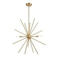 thumbnail image 1 of Globe Electric 91002459 Celeste 4 Light 30" Wide Abstract Pendant - Brass, 1 of 5