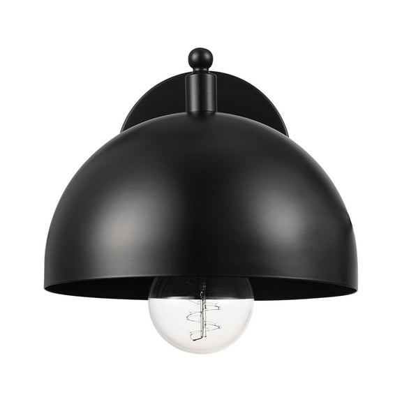 Globe Electric 91005949 Holly 6" Tall Wall Sconce - Black