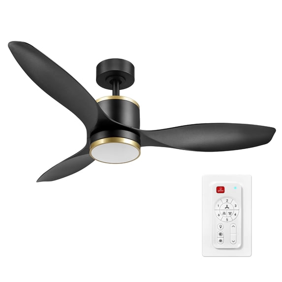 Globe Electric 91006572 Edinburg 48" 3 Blade Indoor Smart Adjustable Color Temperature Led