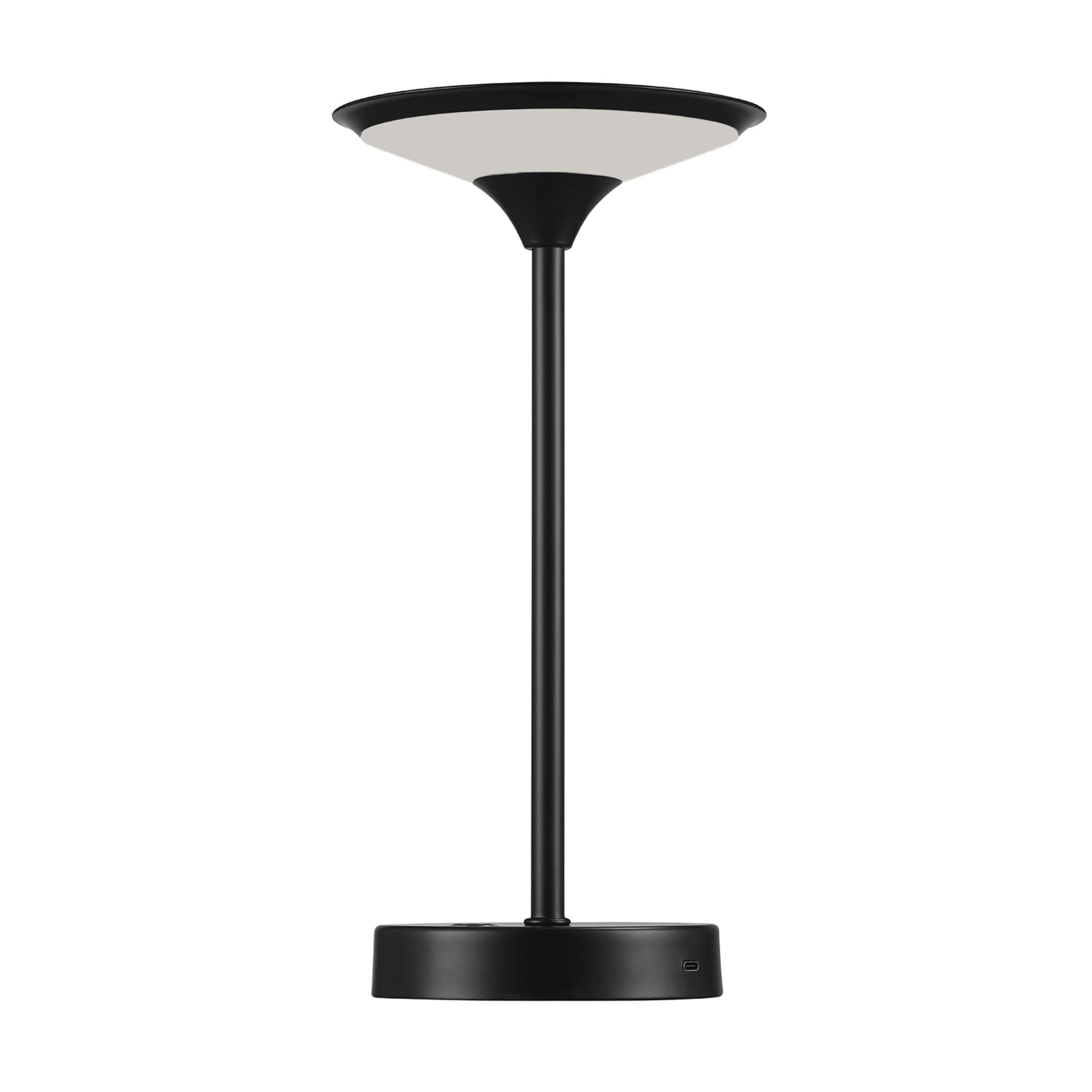 Globe Electric 91006575 Beauregard 12" Tall Led Torchiere Rechargeable Outdoor Lamp -