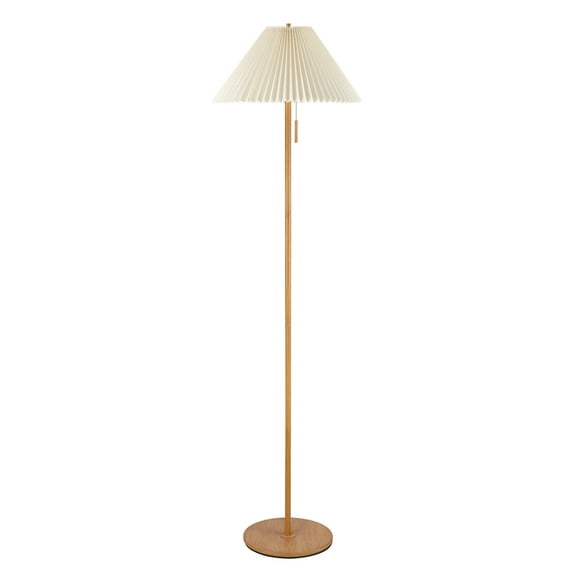 Globe Electric 91006581 Oren 62" Tall Torchiere Floor Lamp - Wood Toned