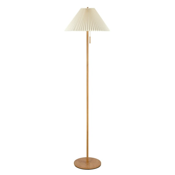 Globe Electric 91006581 Oren 62" Tall Torchiere Floor Lamp - Wood Toned