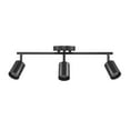 thumbnail image 1 of Globe Electric 91007786 Pratt 3 Light 21" Wide Fixed Rail Linear Ceiling Fixture - Black, 1 of 7